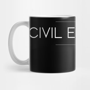 Civil Engineer Minimalist Design Mug